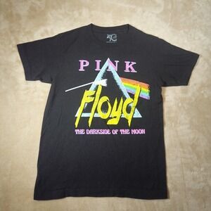 Pink Floyd Dark Side of the Moon 50th Anniversary Graphic T-Shirt Black Small